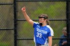 Softball vs Emerson  Wheaton College Softball vs Emerson College in game 2 of their doubleheader. - Photo by Keith Nordstrom : Wheaton, Softball